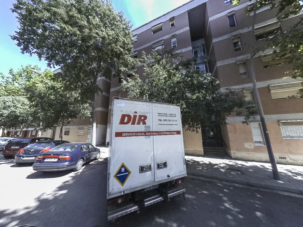Fachada del edificio: Vivienda en Barcelona