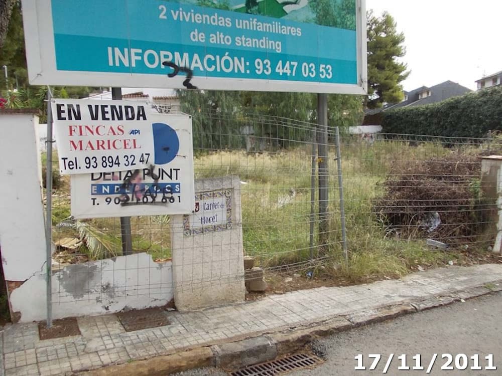 Fachada del edificio: Vivienda en Sitges